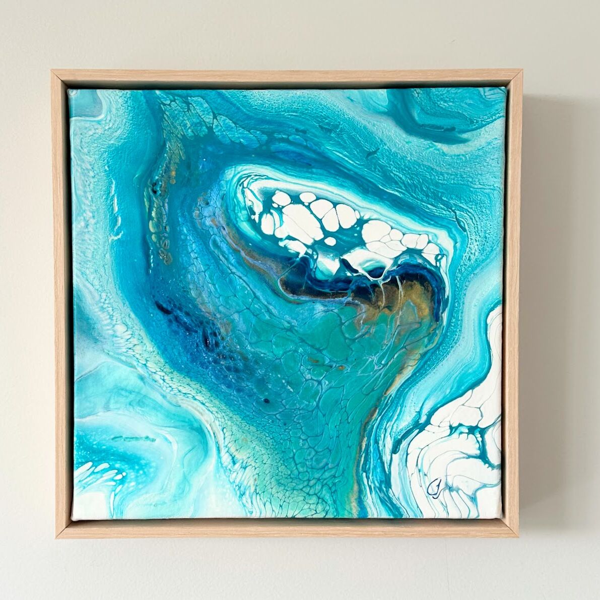 The Ocean Floor Series #1 Framed